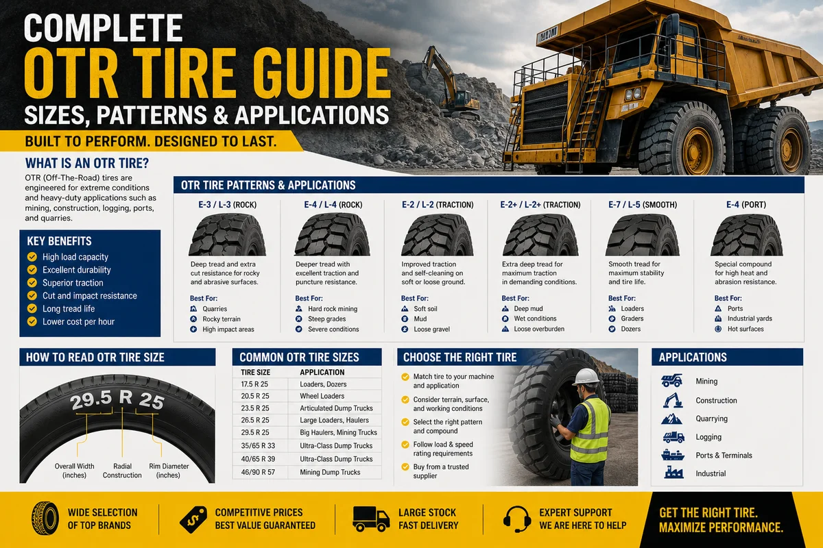 Heavy equipment tires